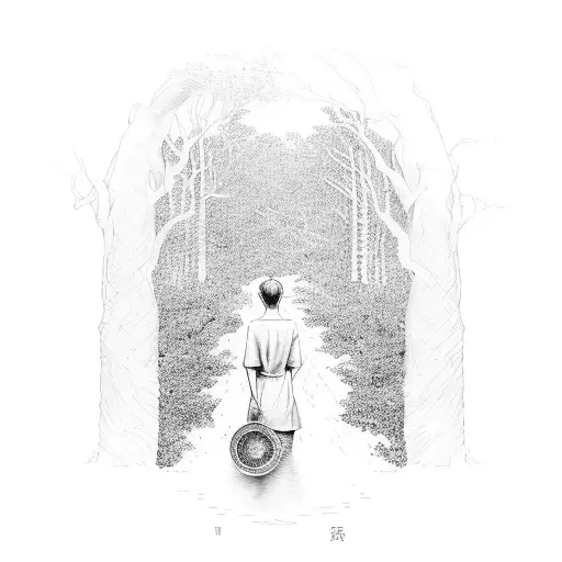 using imagery and meaning from lyrics "The song "Beneath Oak Trees" by Dylan Gossett explores the power of love and the  tattoo design idea