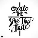 create a neck tatto with the words 'IN GOD WE TRUST' in the shape of a cross. tattoo design idea