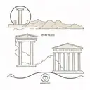 Ancient Greece tattoo design idea
