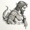 Jesus of Suburbia  tattoo design idea