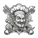 chef tattoo design idea