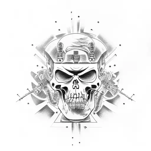 death guard terminator and a nurgling tattoo design idea