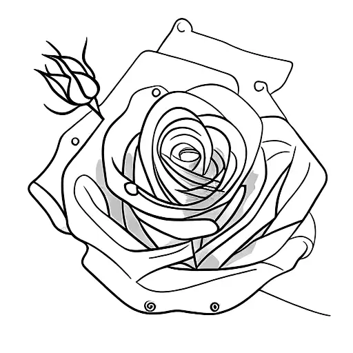 Croatia, roses, trees on foot  tattoo design idea