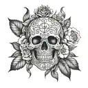 memento mori memento vive tattoo design idea
