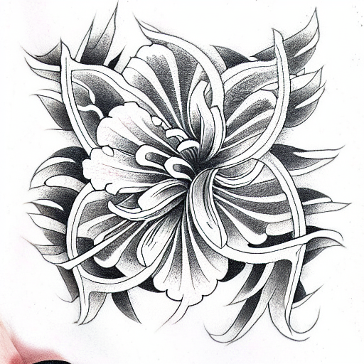 Lily tattoo design idea