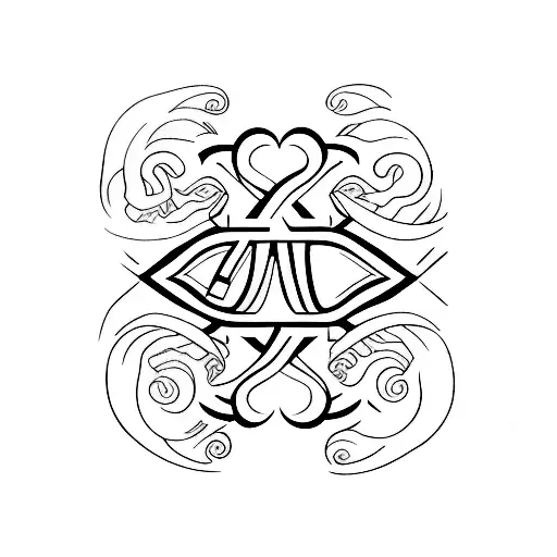 "MAYA" name in different language tattoo design idea