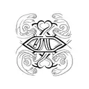 "MAYA" name in different language tattoo design idea