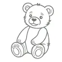 teddy bear tattoo design idea