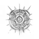 resident evil merchant tattoo design idea