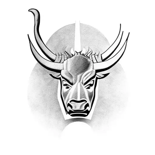 Jamiroquai buffalo man tattoo design idea