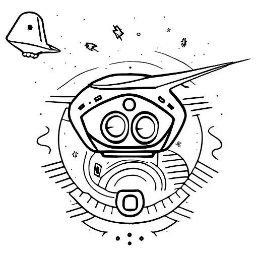  a sheet ghost being beamed up by a ufo  tattoo design idea