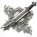 Sword worthy tattoo design idea