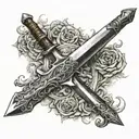 Sword worthy tattoo design idea