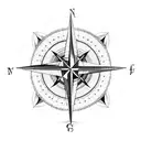 compass Nordic  tattoo design idea