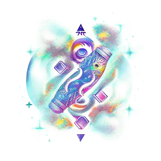 Aquarius gemini tattoo design idea
