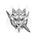 leo plus sagittarius  tattoo design idea