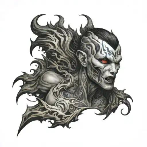 banshee avatar tattoo design idea