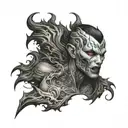 banshee avatar tattoo design idea