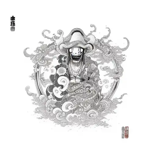 anime one piece tattoo design idea