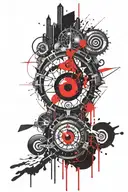 sharingan eye tattoo design idea