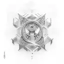 Silver from treasure planet tattoo design idea