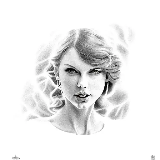 Taylor Swift's song Anti-Hero theme tattoo design idea