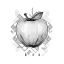 Apple  tattoo design idea