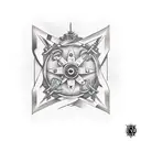 faro con ancla tattoo design idea