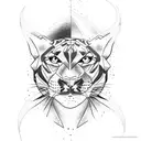 panther tattoo design idea
