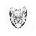 panther tattoo design idea