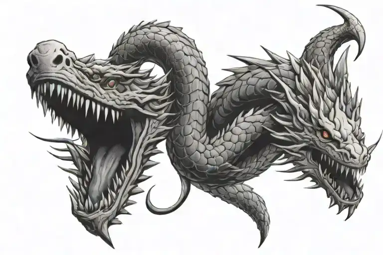 jormungand tattoo design idea