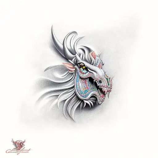 cheval  tattoo design idea