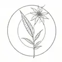 420 joint tattoo design idea