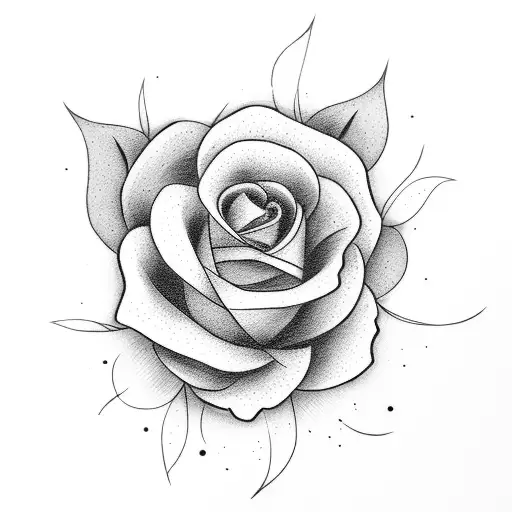 April Flower tattoo design idea