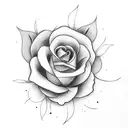 April Flower tattoo design idea