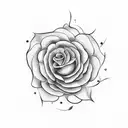 April Flower tattoo design idea