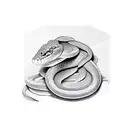 copperhead snake tattoo design idea