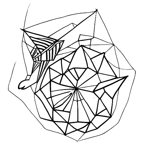 Paper plane  tattoo design idea