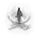 skateboarding grim reaper tattoo design idea