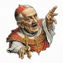 killing a pope tattoo design idea