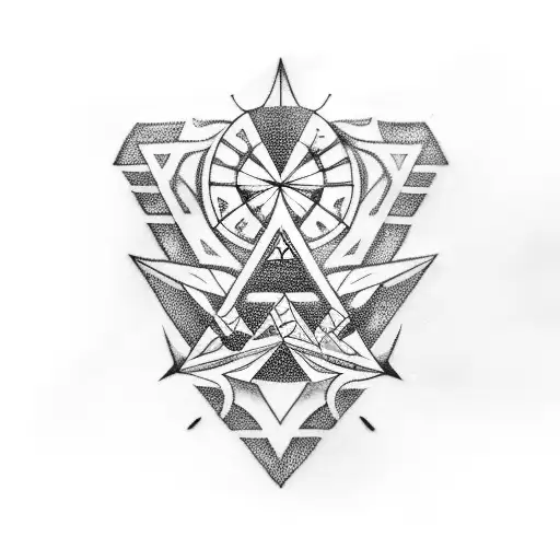 Triforce, runic tattoo design idea