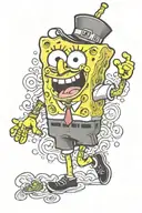 spongebob squarepants spongebob squarepants tattoo design idea