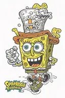 spongebob squarepants spongebob squarepants tattoo design idea