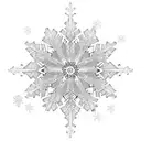 snowflakes tattoo design idea