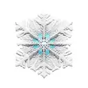 snowflake tattoo design idea