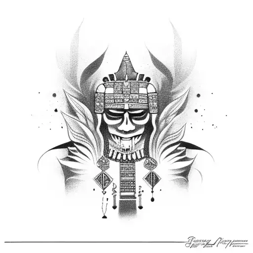 inca tattoo design idea