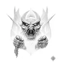 Balrog from Lord of the Rings tattoo design idea