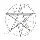 a southern cross combined with the symbol for fides  tattoo design idea