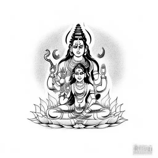 Ardhanarishwara, composite of Shiva... - Sam Tattoo Lounge | Facebook