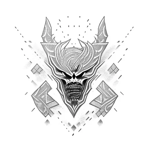 akali tattoo design idea